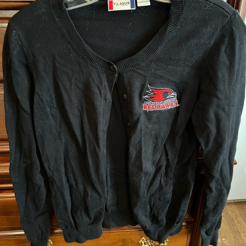 SEMO Redhawks embroidered cardigan